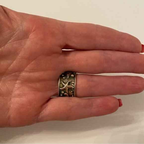 ECHO OF THE DREAMER RING STERLING SILVER MULTI COLOR STONES SIZE 7 15.9g - Picture 11 of 12